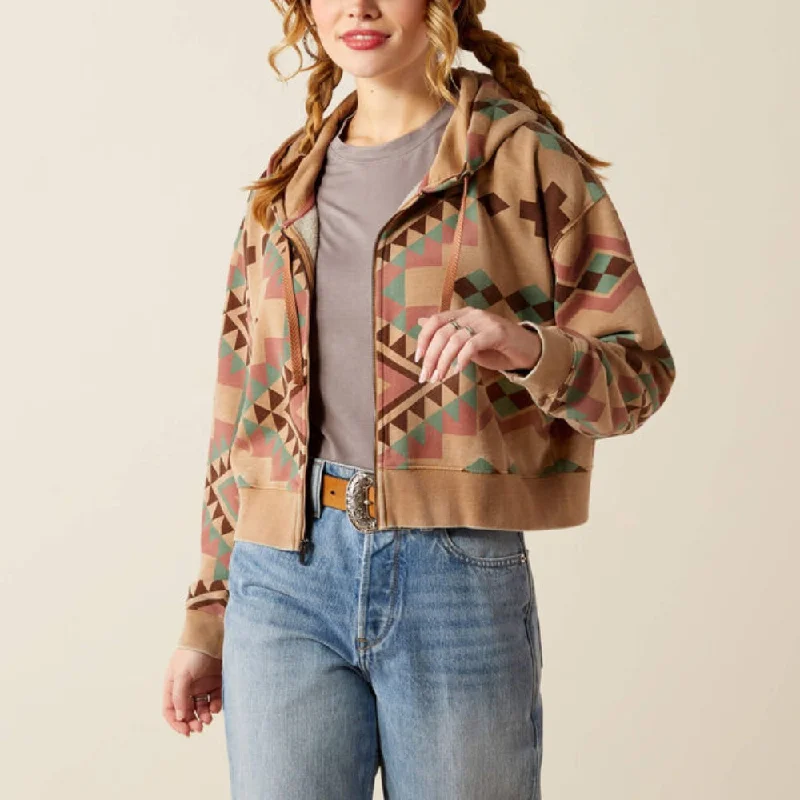 Comfortable Mind Ariat Womens Sunset Spark Crop Jacket - 10053962