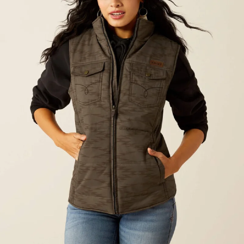 Eye-catching Personality Ariat Womens Grizzly Quilted Vest - 10052598