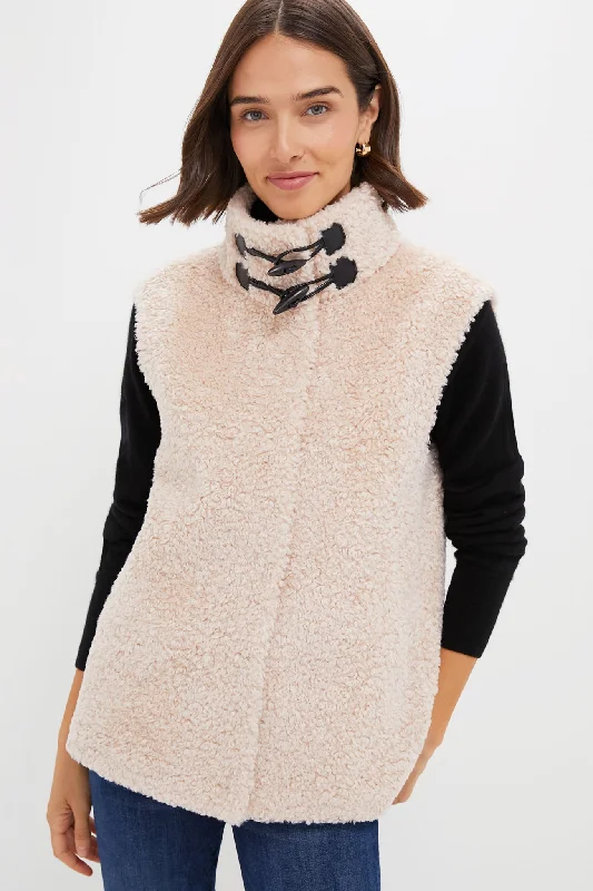 Modern Comfort Tan Sherpa Wilson Vest