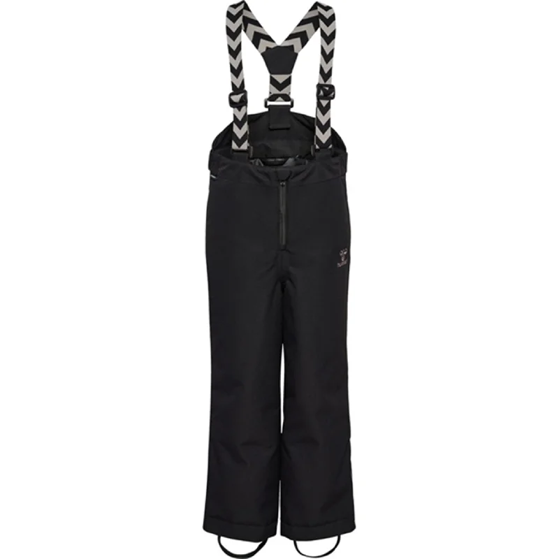 Exquisite Embroidery Hummel Snow Pants Ski Tex Black