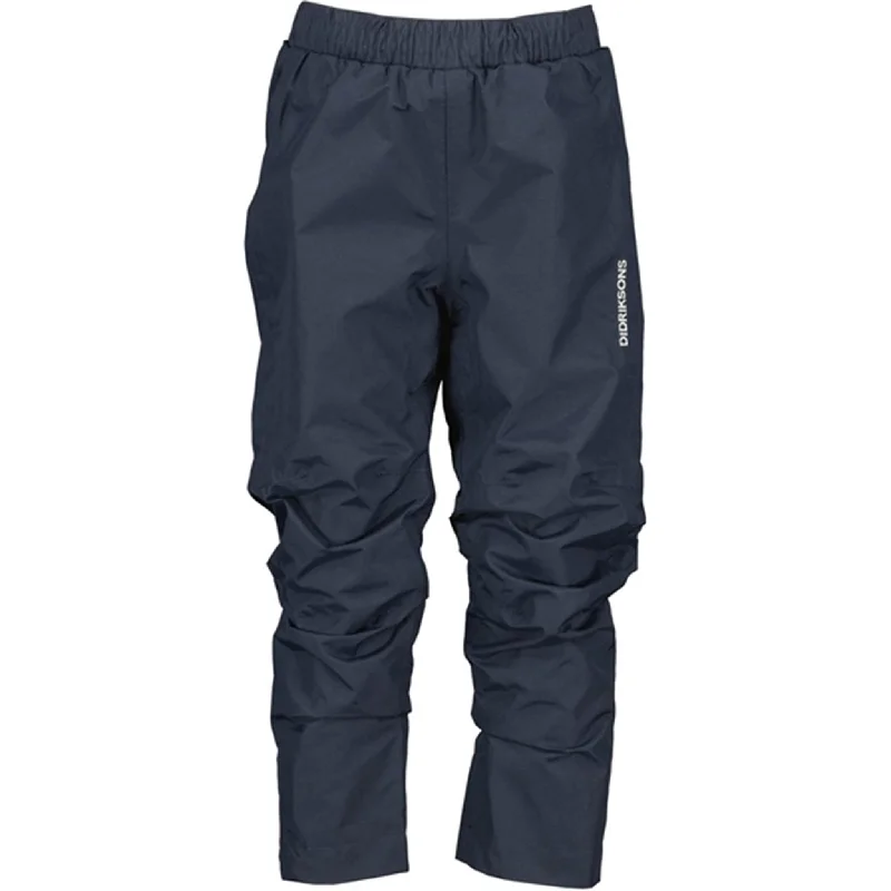 Fashionable And Versatile Didriksons Navy Idur Kids Pants