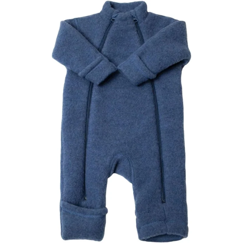 Casual Chic Joha Uld Blue Melange Overalls