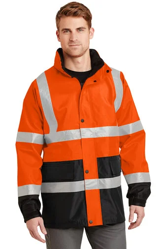 French Style CornerStone® CSJ24 ANSI 107 Class 3 Waterproof Parka