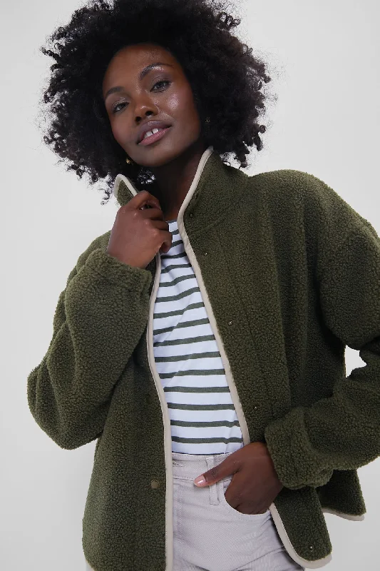 Fashionable Items Dark Moss Violetta Fleece