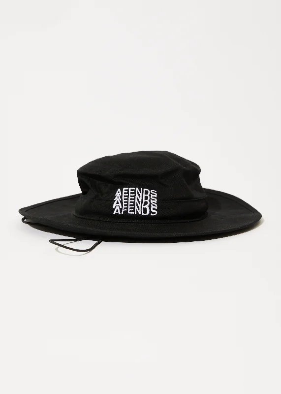 Modern Tailoring AFENDS Mens Limits - Bucket Hat - Black