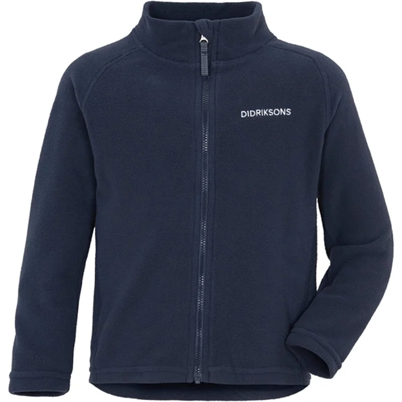 Sports Comfort Style Didriksons Navy Monte Kids Fleece Cardigan