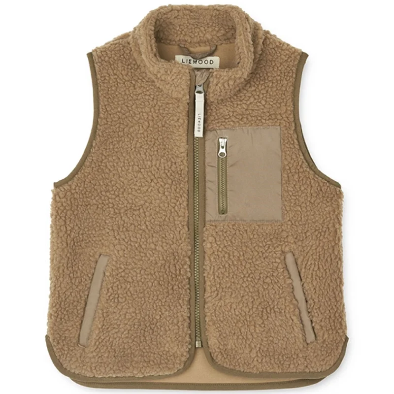 Luxe Comfort Liewood Vada Pile Vest Oat