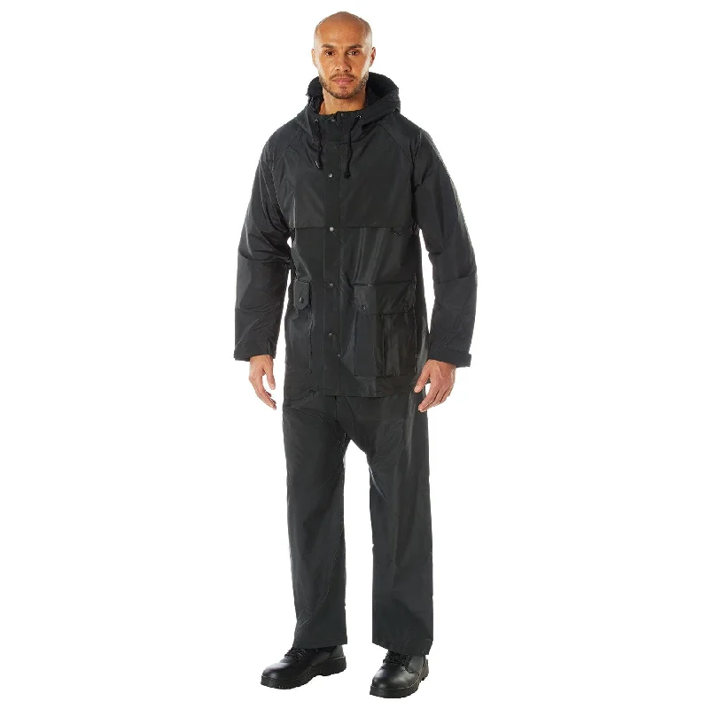 Printed pattern Rothco 2 Piece Microlite PVC Rainsuit