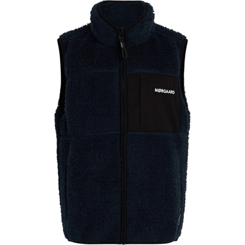 Relaxed Dresses Mads Nørgaard Teddy Fleece Vilads Vest Sky Captain