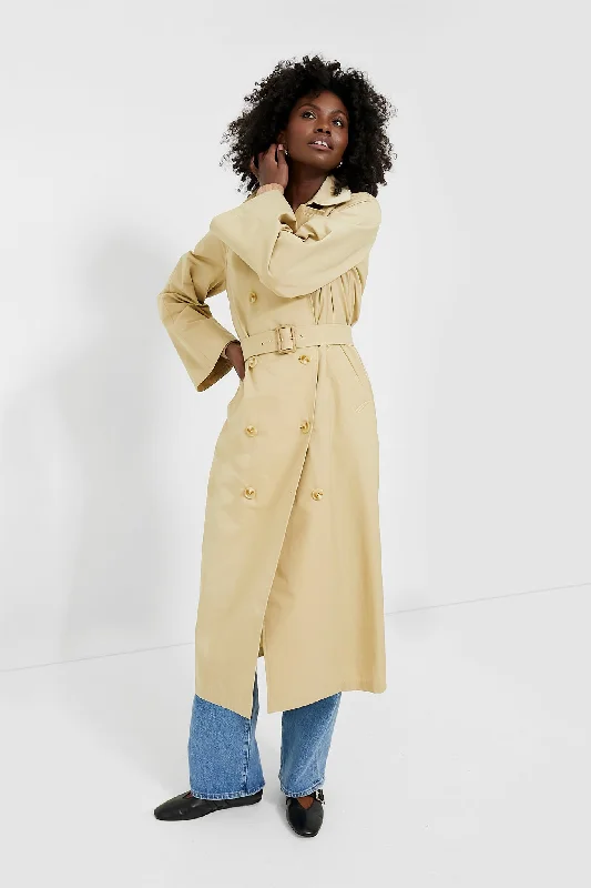 Mid-length Style Khaki Elaine Trench Coat
