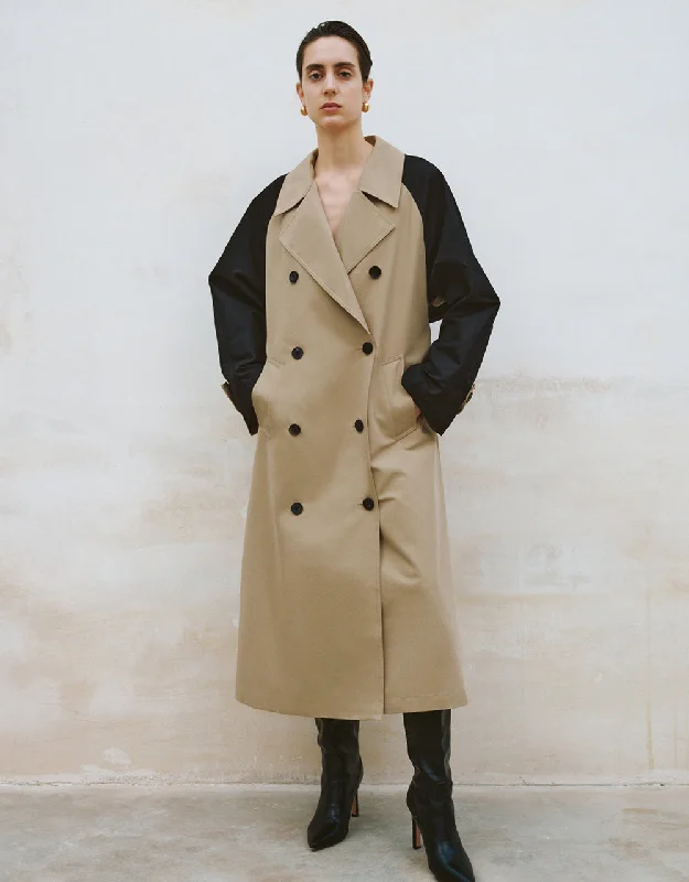 Romantic And Sweet Double Breasted Longline Coat