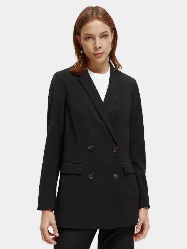 British Style Double-breasted tailored blazer