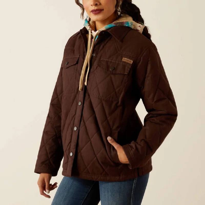Classic Ariat Womens Grizzly Quilted Barn Jacket - 10052401