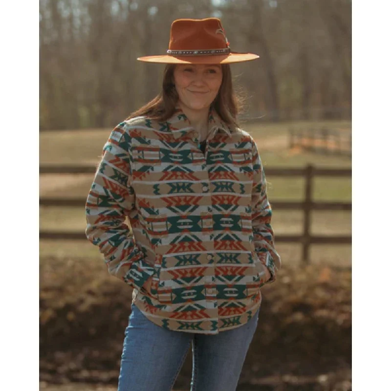 Elegant Design Outback Womens Daphne Shirt Jacket - 48702-ORANGE