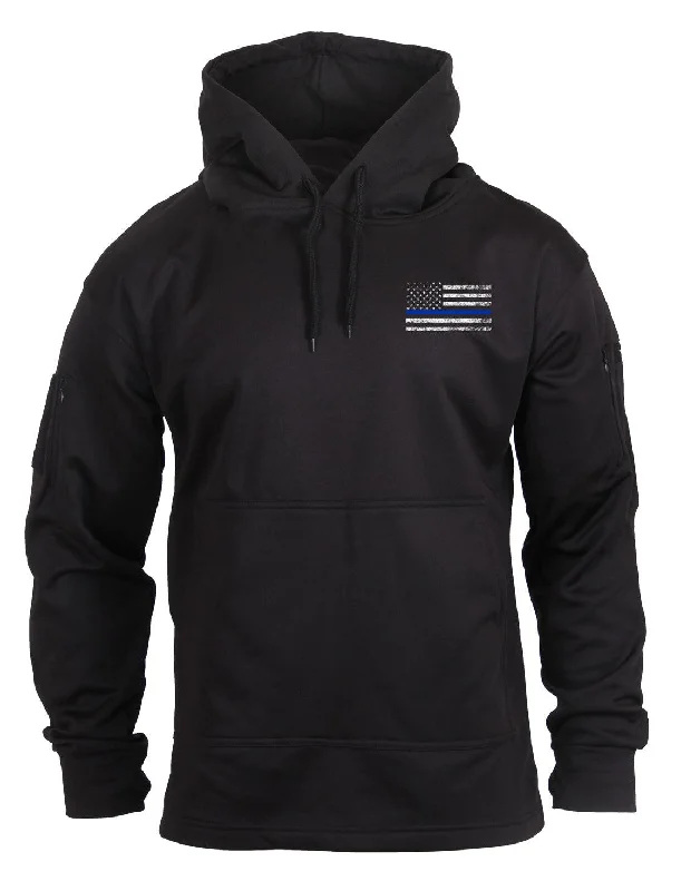 Fashion Style Rothco Concealed Carry Thin Blue Line Hoodie