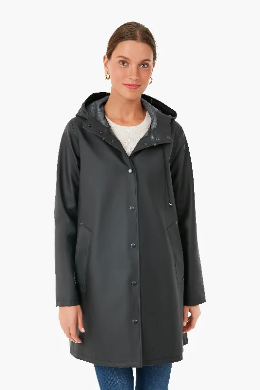 Personal Design Black Mosebacke Raincoat