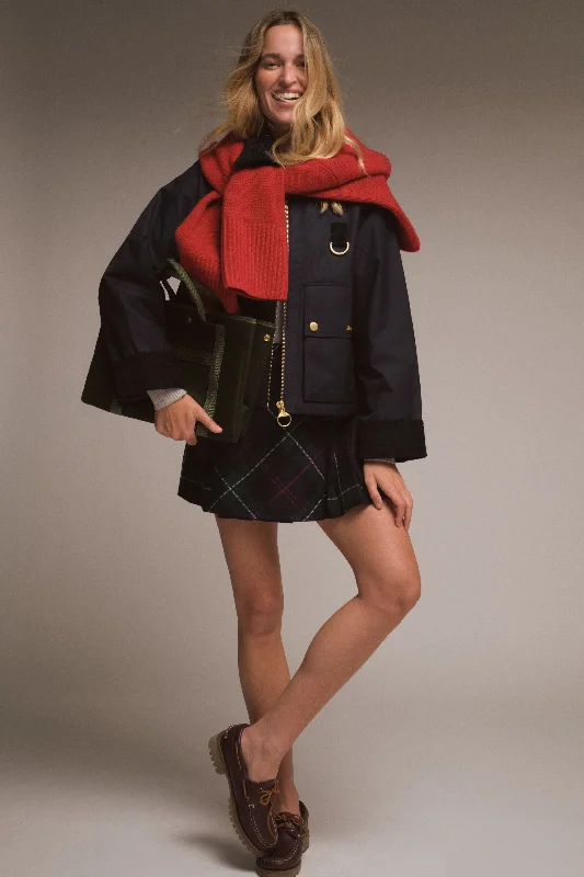 Retro Design Dark Navy Nora Casual Jacket
