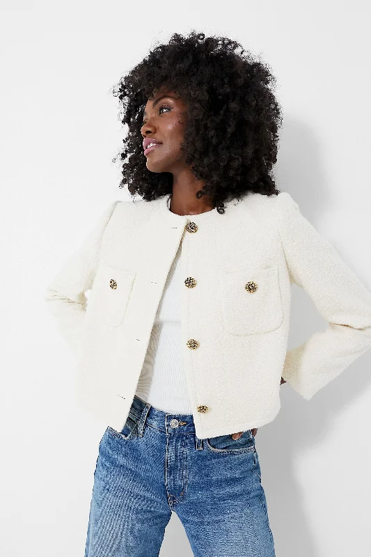 Cozy Chic Ecru Meredith Jacket