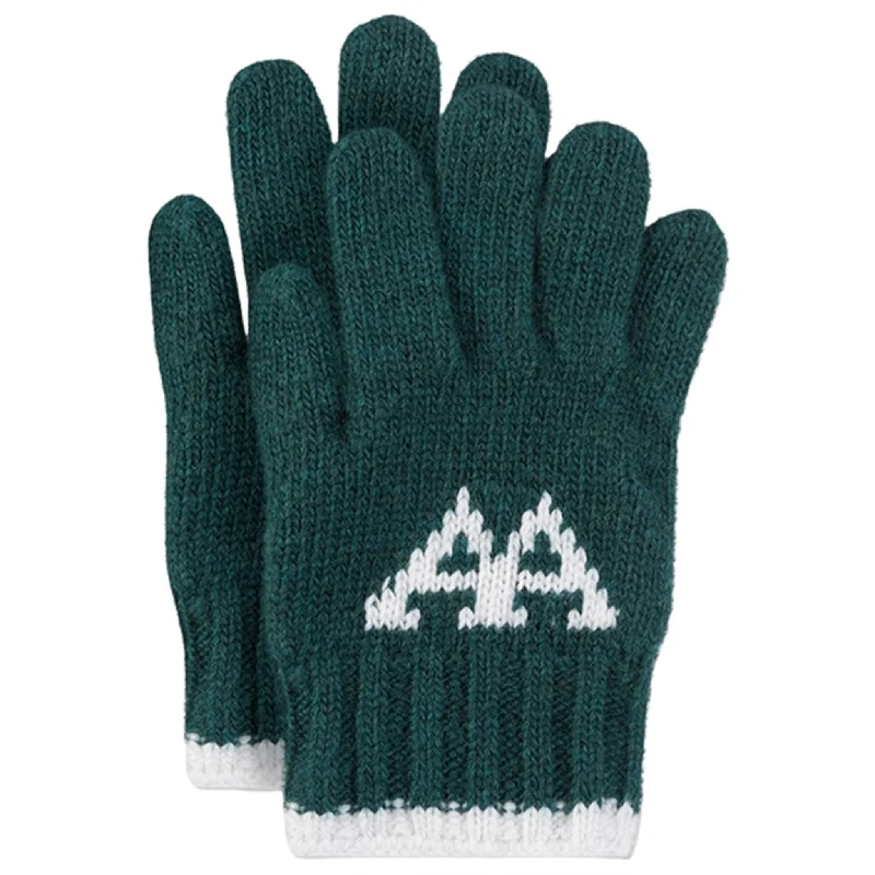 Bright Colors Wood Wood Tai AA Kids Gloves Forest Green
