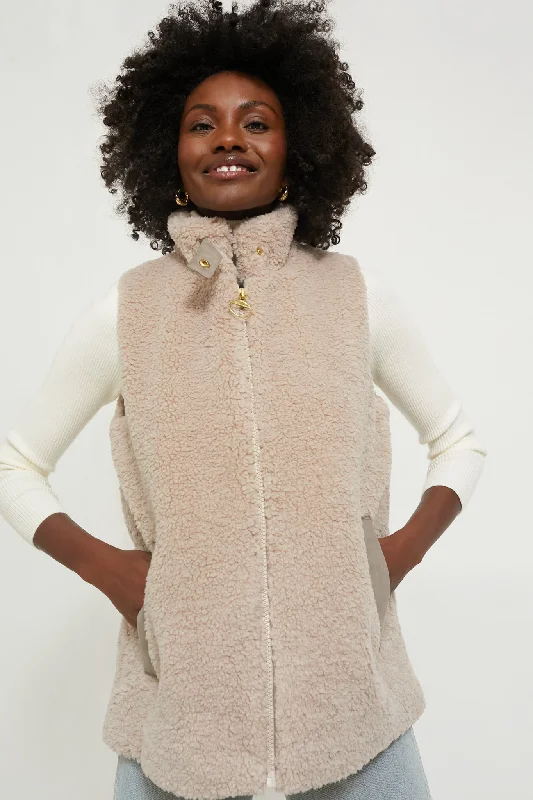 Versatile Wear Natural Elisha Fleece Gilet