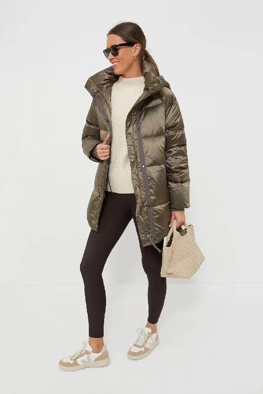 Affordable selection Brushed Olive Metallic Canton Down Jacket