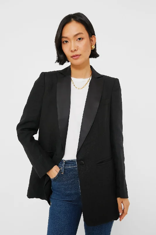 Cozy Look Black Wingtip 2 Dinner Jacket