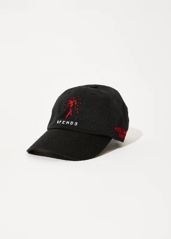 Refreshing Design AFENDS Mens World Tour - Six Panel Cap - Stone Black