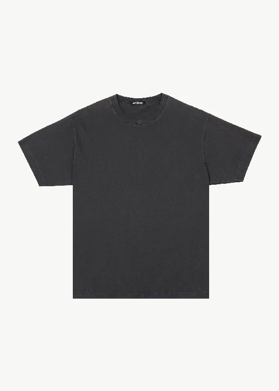Sports Style AFENDS Mens Genesis - Heavy Boxy Tee - Stone Black