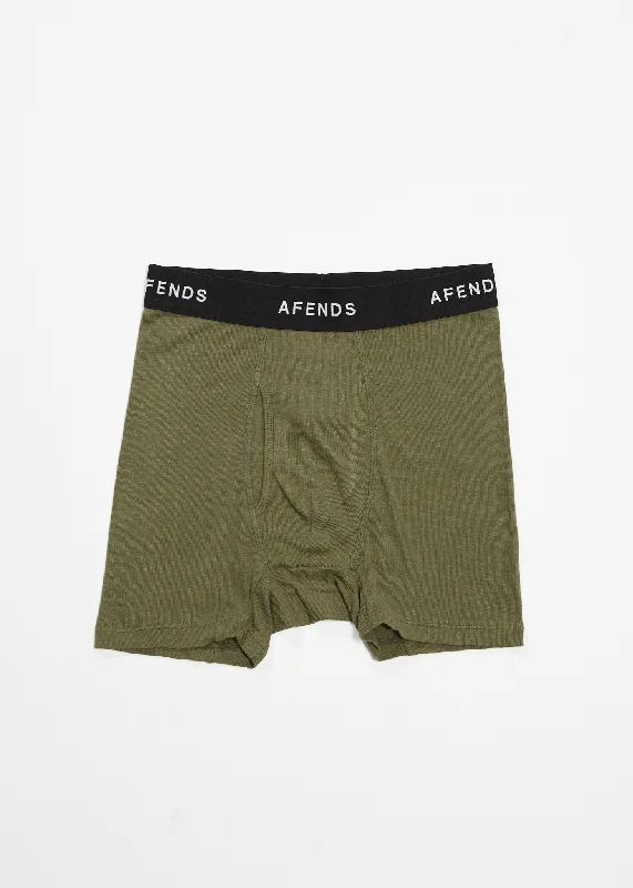 Street Fashion AFENDS Mens Absolute - Boxer Briefs - Military