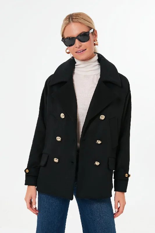 Trendy Traveler Black David Coat