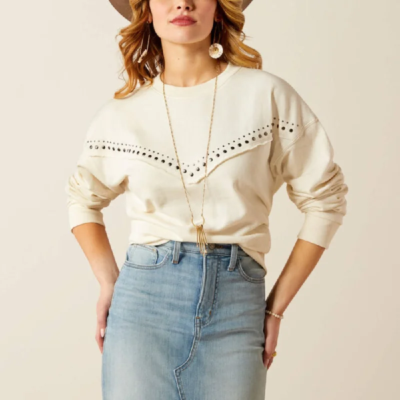 Noble And Elegant Ariat Womens Moonstone Sweatshirt - 10053961