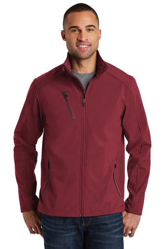 Embroidered Letters Port Authority® J324 Welded Soft Shell Jacket
