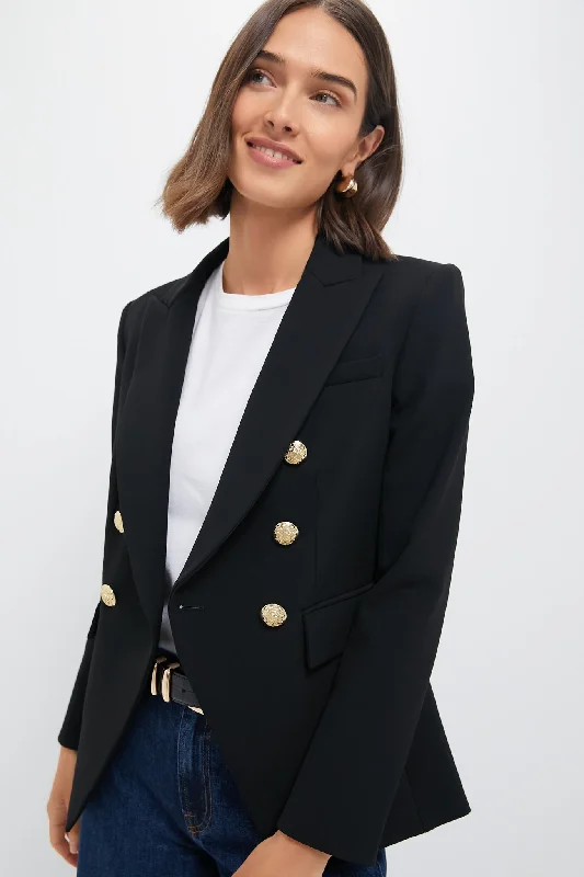 Integrated Design Black Miller Dickey Jacket