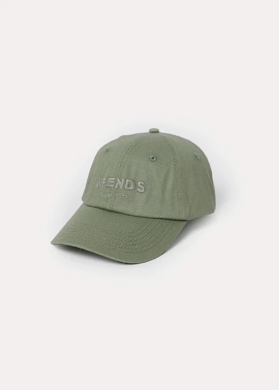 Fashion Expert AFENDS Mens Questions - Six Panel Cap - Eucalyptus