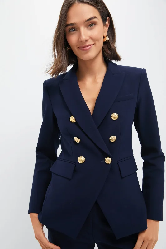 Lounge Wear Navy Miller Dickey Jacket