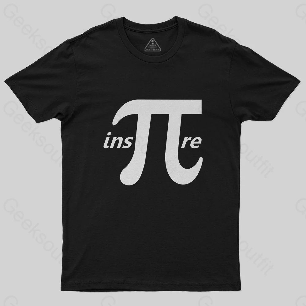 Elegant Outline Inspire Inspirational Pi Symbol T-Shirt