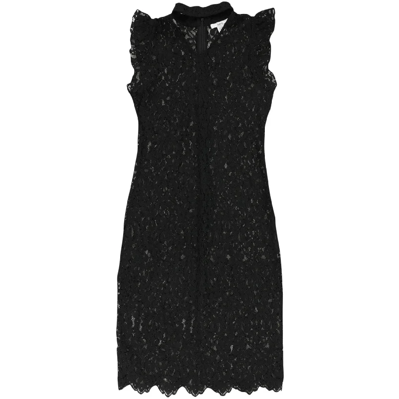 Sports Tights bar III Womens Lace Shift Dress, Black, Small