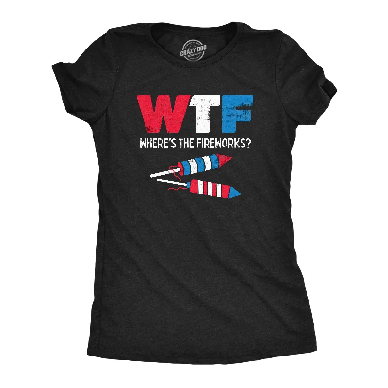 Retro Woolen Jacket WTF Wheres The Fireworks Women's T Shirt