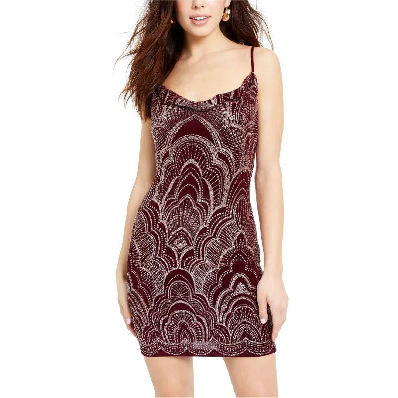 Exquisite Fabrics Jump Apparel Womens Glitter Bodycon Dress