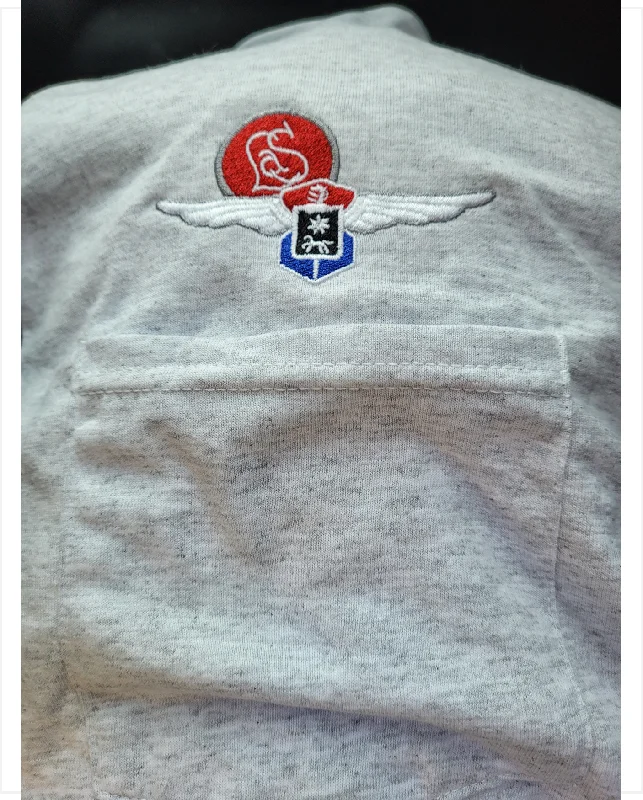 Comfortable Dresses LaSalle Pocket T-Shirt (EMBROIDERED LOGO)- while supplies last