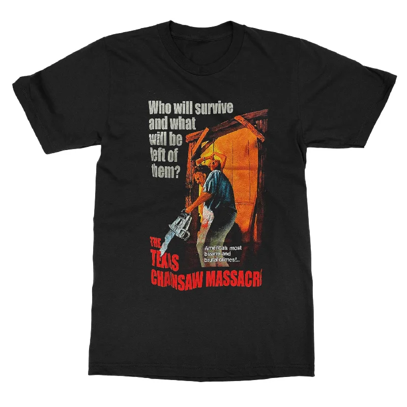 High waist design Texas Chainsaw Massacre "Bizarre & Brutal Crimes!" T-Shirt