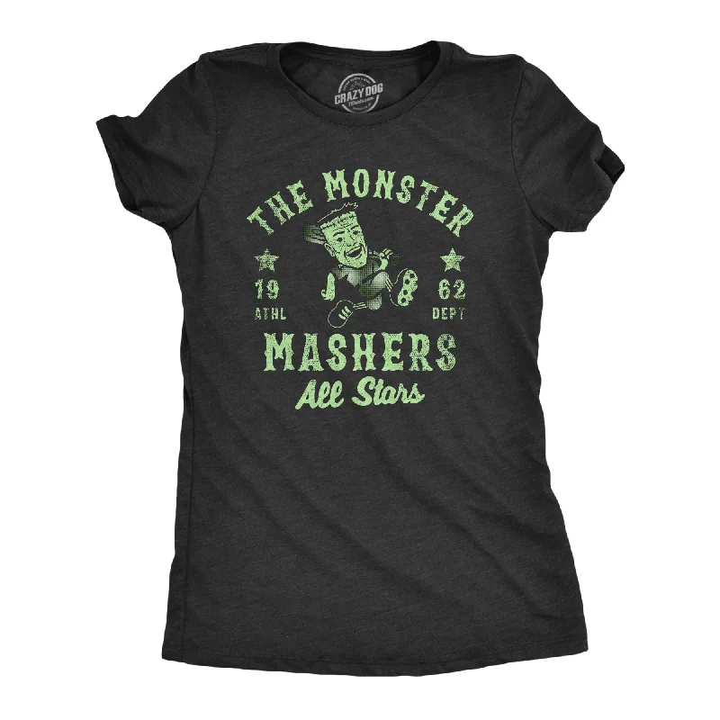 Simple Solid Color The Monster Mashers All Stars Women's T Shirt