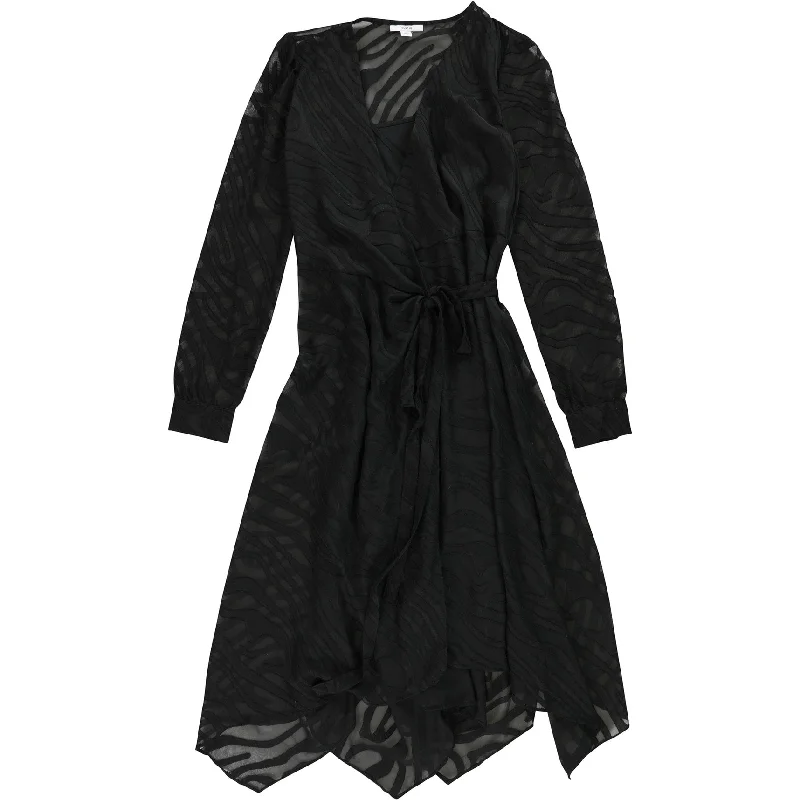 Energy Plan Bar Iii Womens Burnout Wrap Dress