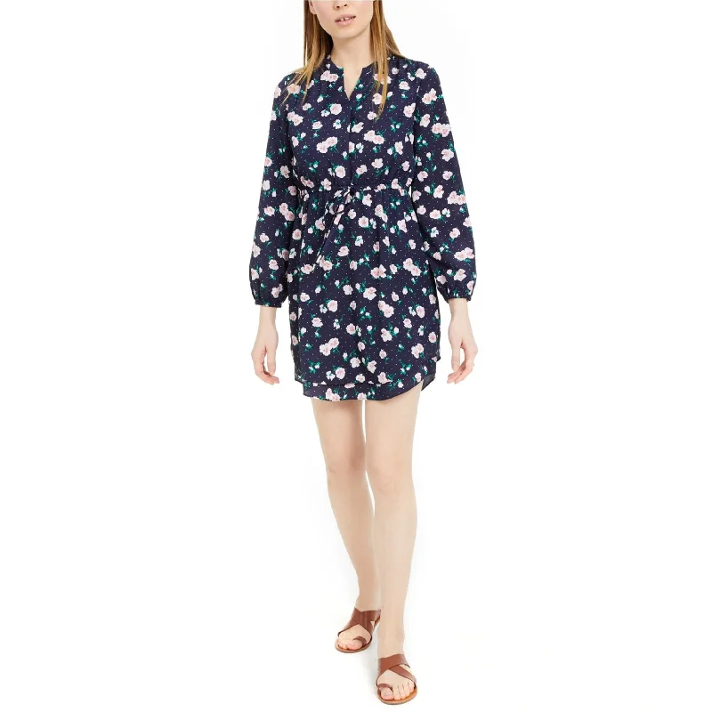 Fashion Design Maison Jules Womens Floral Shirt Dress