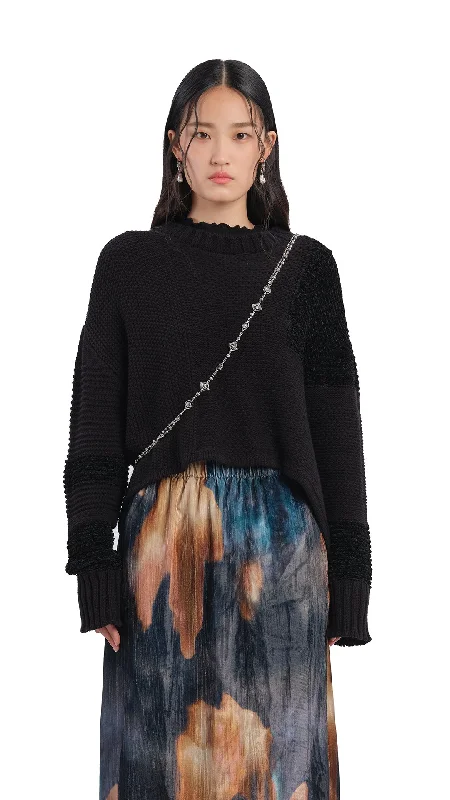 Street Fashion Patchwork Sweater