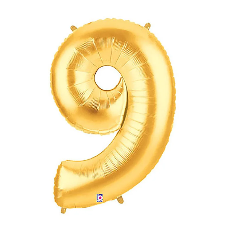 Smart Casuals 40 inch NUMBER 9 - GOLD MEGALOON