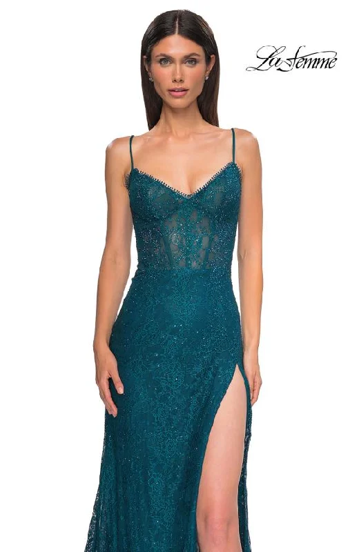 Elegant And Simple Prom Dress 32671 | Dark Teal