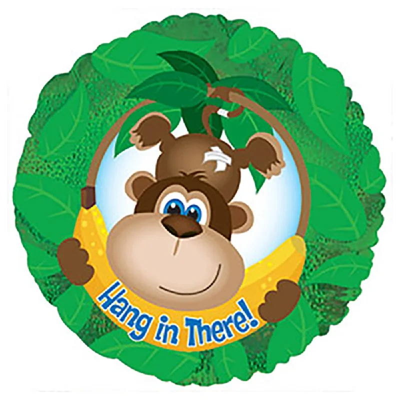 Printed Patterns 17 inch HANG IN THERE MONKEY