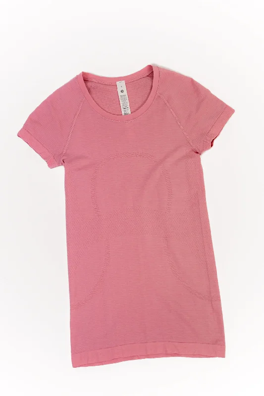 Lazy Style Swiftly Tech Short-Sleeve Shirt 2.0 | Pink Tide