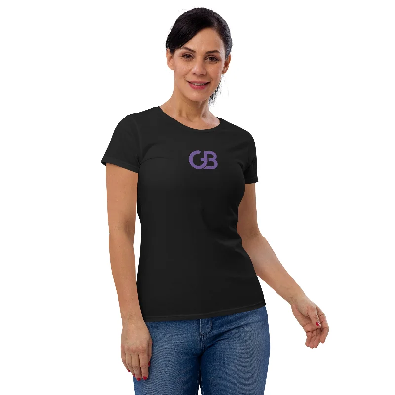 Sports Comfort Style Gerald Black Women's Short Sleeve Gold Label T-Shirt PR